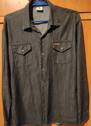 Сорочка чоловіча джинсова lee cooper original