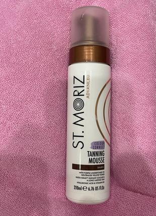 Мусс-автозагар st.moriz dark + перчатка