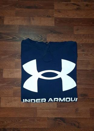 Мужская кофта худи under armour большой размер с большим лого6 фото