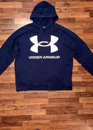 Мужская кофта худи under armour большой размер с большим лого2 фото