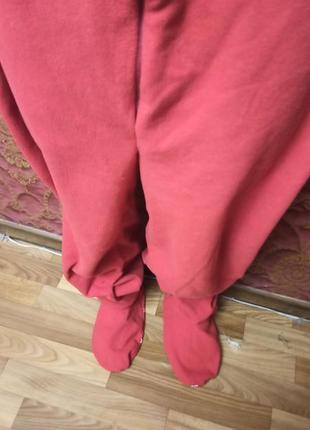 Кенгуруми теплая пижама из флиса ромпер 16-18 размер3 фото