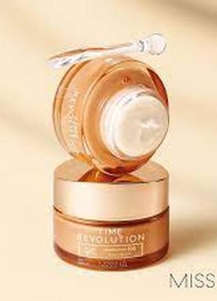 Антивозрастной крем с эффектом лифтинга missha time revolution primestem 100 cream3 фото