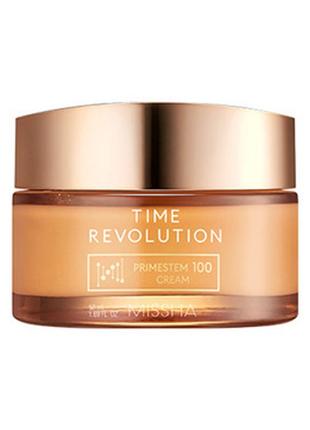 Антивозрастной крем с эффектом лифтинга missha time revolution primestem 100 cream1 фото