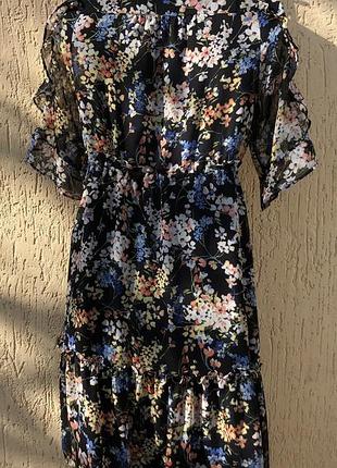 Платье нарядное лёгкое zara 2