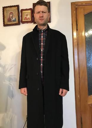 Мужское кашемиро-шерстяное пальто нижняя классическое