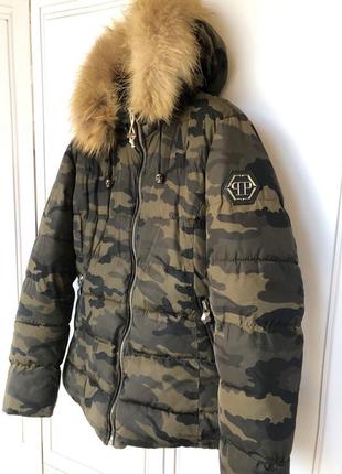 Пуховик, philipp plein italy р.44/46