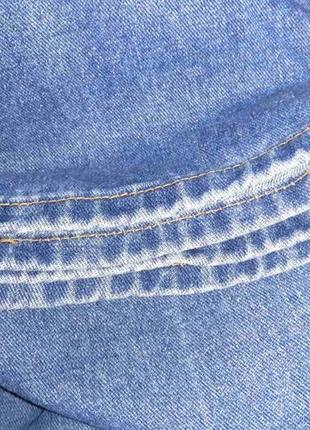 Женские джинсы с потертостями, дырами, рваные, высокая посадка.85% котон. 15% полиэстер10 фото