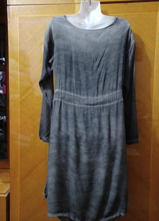 Платье nu denmark шелк + вискоза стильное оригинальное платье р. s made in italy7 фото
