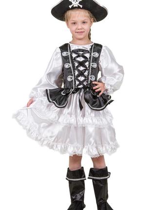 Карнавальный костюм пиратка, размеры на рост 120 - 140