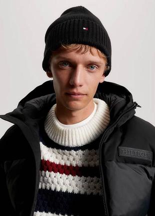 Шапка тоmmy hilfiger essential flag beanie