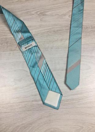 Фирменный шёлковый галстук monti оригинал!2 фото