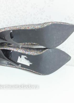 Класичні туфлі човники інкрустація, бренд debenhams redhering6 фото