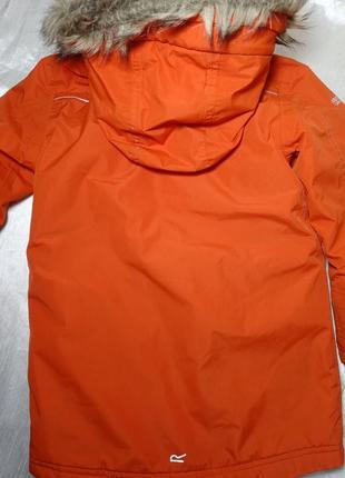 Мембранная куртка regatta. выполнена с мембраной isotex 5000.
парка. куртка оранжевая. фирменная куртка.4 фото