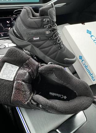 Высокие теплые мужские кроссовки с термо подкладкой в стиле columbia 🆕 зимние кроссовки коламбия2 фото