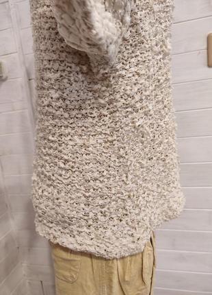 Красивый свитерок, реглан- вязка из веревочек италия5 фото