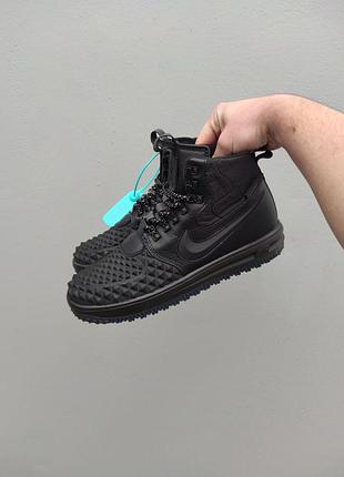 Мужские кроссовки nike lunar force 1 duckboot хутро3 фото