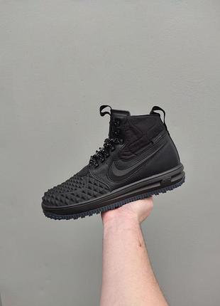 Мужские кроссовки nike lunar force 1 duckboot хутро6 фото