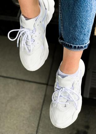 Кроссовки adidas ozweego white кросівки3 фото
