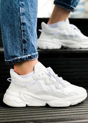 Кроссовки adidas ozweego white кросівки