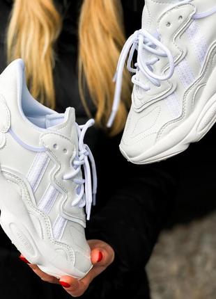 Кроссовки adidas ozweego white кросівки6 фото