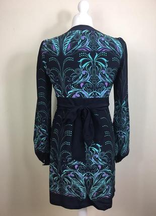 Шикарное шелковое платье warehouse размер 12 uk (100 % silk)2 фото