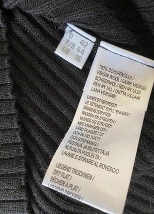 Водолазка вовняна в рубчик2 фото