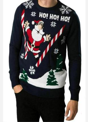 Новорічний светр світер з гірляндою новогодний свитер с гирляндой мигающий