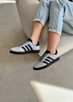 Кроссовки адедас газель серые adidas gazelle (36рр - 45рр) кроссовки мужское адедас, кроссовки мужские адедас, женские кроссовки5 фото