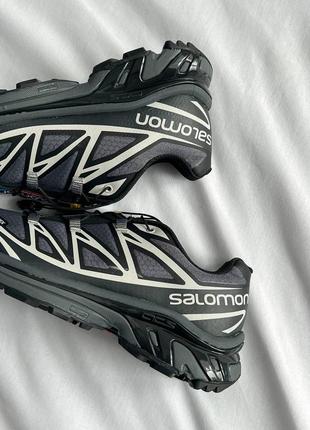 Жіночі спортивні водостійкі кросівки саломон salomon xt-6 gray gore-tex5 фото