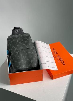 Сумка у стилі louis vuitton avenue slingbag grey