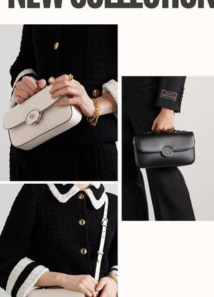 Сумка кожаная люкс в стиле gucci bag petit gg2 фото