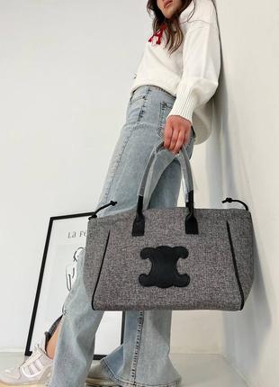 Женская сумка celine shopper люкс качество1 фото