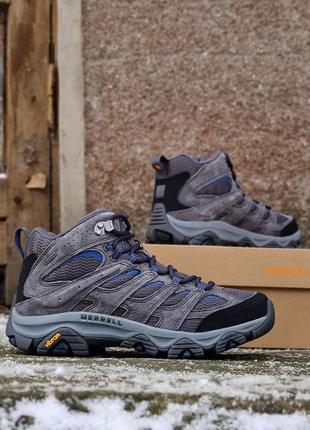 Чоловічі черевики merrell moab 3 mid gore-tex j035789 оригінал.