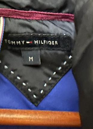 Tommy hilfiger пуховик синій original zara, h&m3 фото