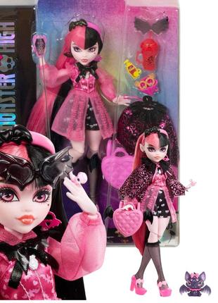 Кукла mattel monster high dractulaura дракулаура монстро-классика hhk51