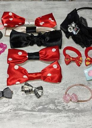 Комплект резинок, заколок и бантиков на девочку 🎀