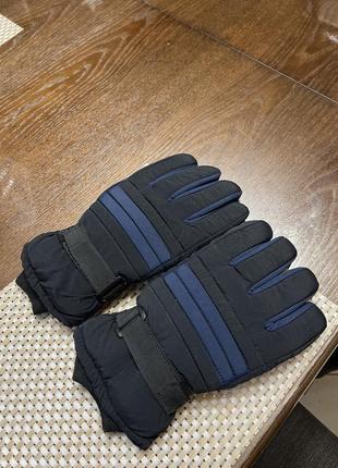 Перчатки лыжные мужские рукавицы классные удобные практичные1 фото