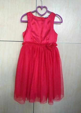 Нарядное платье h&amp;m на 6-7 лет1 фото
