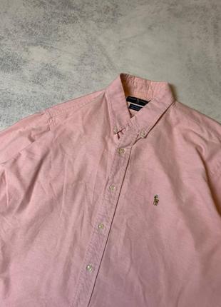 Polo ralph lauren винтажная льняная рубашка3 фото