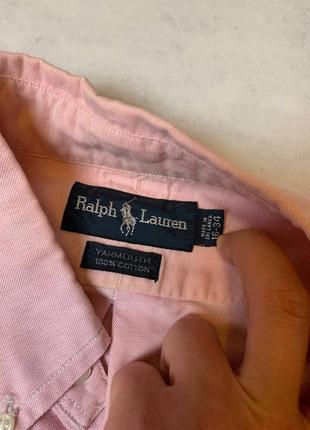 Polo ralph lauren винтажная льняная рубашка4 фото