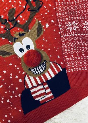 Новогодний свитер, олень, гирлянда3 фото