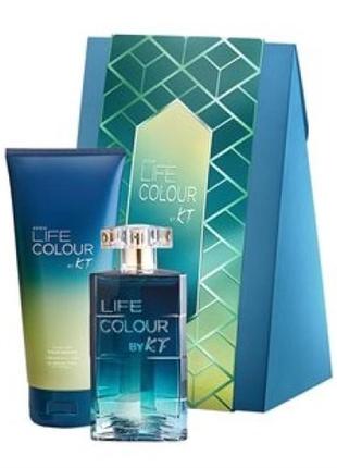 (презентабельний)  подарунковий набір avon life colour by k.t.