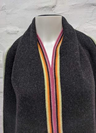 Paul smith элегантный мягкий шарф из шерсти с ангорой3 фото