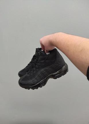 Мужские кроссовки nike air max 95 sneakerboot черные
