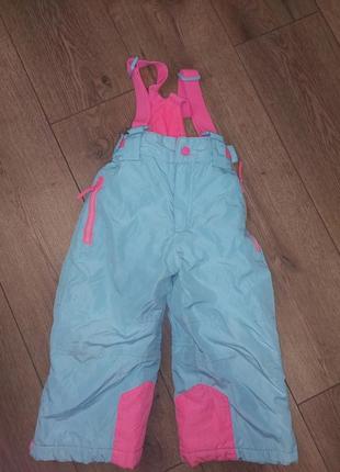 Лижні штани для дівчинки