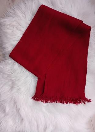 Бордовий вишневий шарф