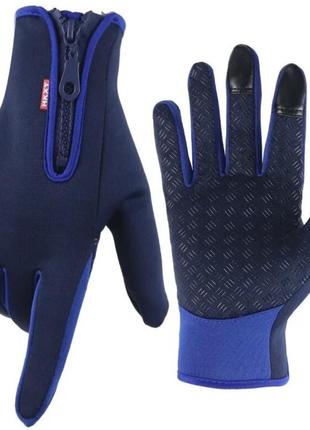 Зимові сенсорні рукавички windstopper3 фото