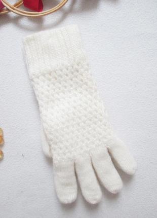 Суперовые тёплые вязаные перчатки на флисе pieces 💜❄️💜3 фото
