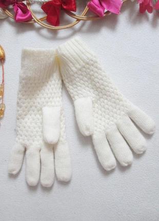 Суперовые тёплые вязаные перчатки на флисе pieces 💜❄️💜2 фото