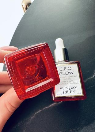 Sunday riley c.e.o glow vitamin c + turmeric face oil масло с витамином с3 фото